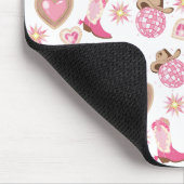 Disco Cowgirl Valentine Mouse Pad Mousepad (Ecke)