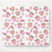 Disco Cowgirl Valentine Mouse Pad Mousepad (Vorne)