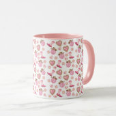 Disco Cowgirl Valentine Two-Tone Mug Tasse (VorderseiteRechts)
