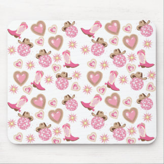 Disco-Cowgirl-Valentinsmauspad Mousepad