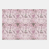 Disco-Cowgirl Western-Muster Geschenkpapier Set (Vorderseite 2)