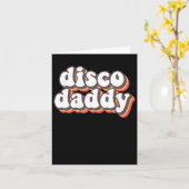 Disco Daddy Groovy Retro Hippie 70er Disco Karte (Gelbe Blume)