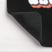 Disco Daddy Groovy Retro Hippie 70er Disco Mousepad (Ecke)