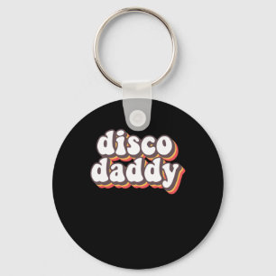 Disco Daddy Groovy Retro Hippie 70er Disco Schlüsselanhänger