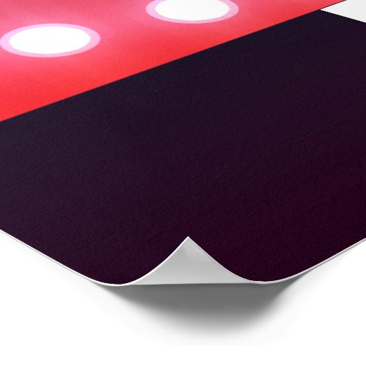 Disco Dance Party Wall Poster (Ecke)