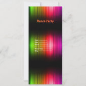 Disco Dance Partys Mirror Ball Einladung (Rückseite)