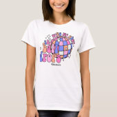 Disco Dance Retro Happy New Year Party T-Shirt (Vorderseite)