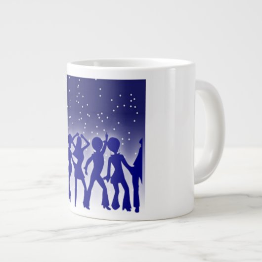 DISCO DANCER Jumbo-Tasse (Vorderseite Rechts)