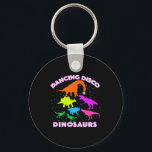 Disco Dancing Dinosaurs Prove Awesome Teacher Pres Schlüsselanhänger<br><div class="desc">Disco Dancing Dinosaurs Prove Awesome Teacher Present Idea</div>