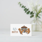 Disco Dancing Eichhörnchen Kinder Kontakt Telefonnummerkarte (Stehend Vorderseite)