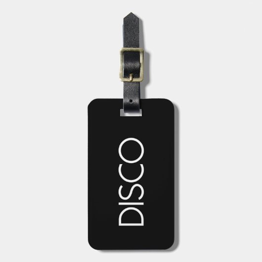 DISCO Dancing Gepäckanhänger (Vorderseite vertikal)