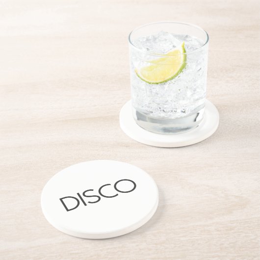 DISCO Dancing Getränkeuntersetzer (Seite)