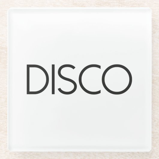 DISCO Dancing Glasuntersetzer (Vorderseite)