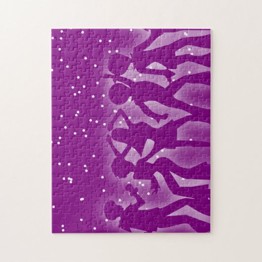 DISCO DANCING JIGSAW PUZZLE DER 70ER Jahre (Vertikal)