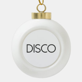 DISCO Dancing Keramik Kugel-Ornament