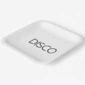 DISCO Dancing Pappteller (Gewinkelt)