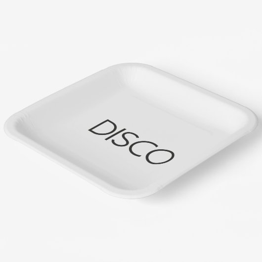 DISCO Dancing Pappteller (Gewinkelt)