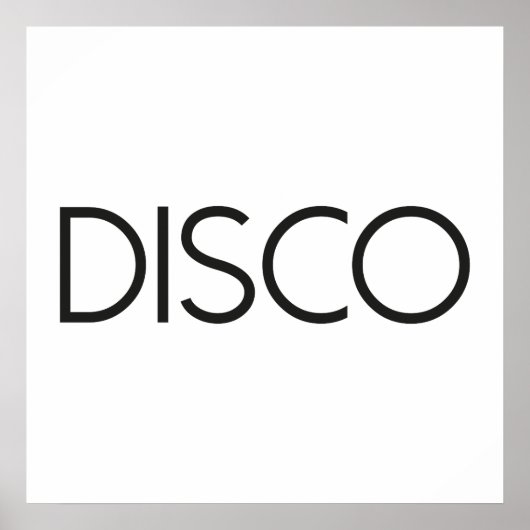 DISCO Dancing Poster (Vorne)