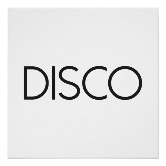 DISCO Dancing Poster (Vorderseite)