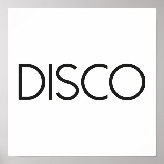 DISCO Dancing Poster (Vorne)