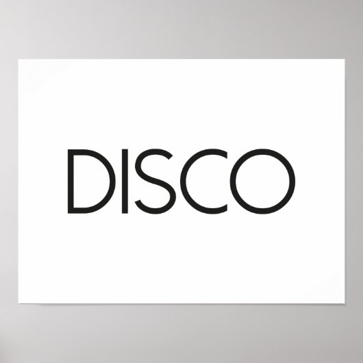 DISCO Dancing Poster (Vorne)