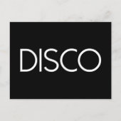DISCO Dancing Postkarte (Vorderseite)