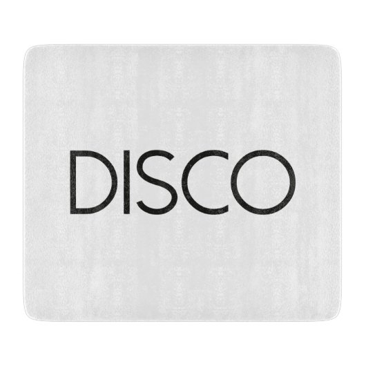 DISCO Dancing Schneidebrett (Vorderseite)