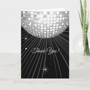 Disco, danke, Größe: Standard (5" x 7") Dankeskarte