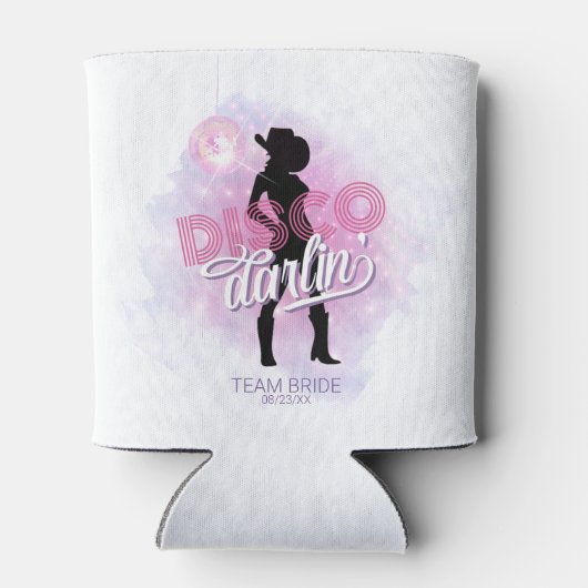Disco Darlin' Bachelorette Team Bride ID928 Dosenkühler (Rückseite)