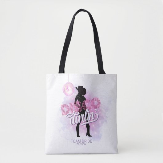 Disco Darlin' Bachelorette Team Bride ID928 Tasche (Vorderseite)