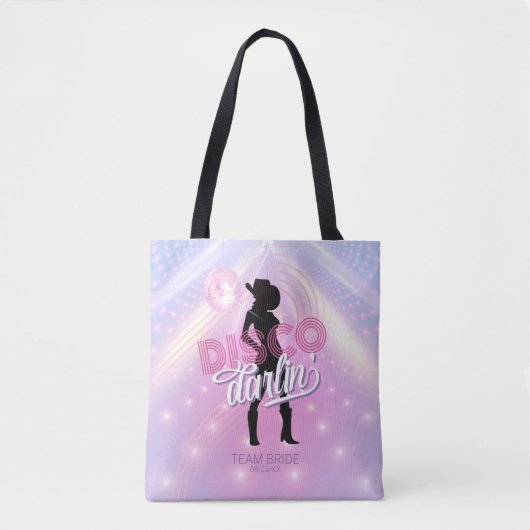Disco Darlin' Bachelorette Team Bride v2 ID928 Tasche (Vorderseite)