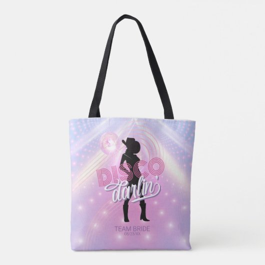 Disco Darlin' Bachelorette Team Bride v2 ID928 Tasche (Rückseite)