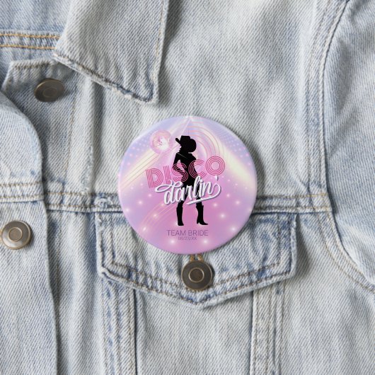 Disco Darlin' Bachelorette v2 Team Bride ID928 Button (Beispiel)