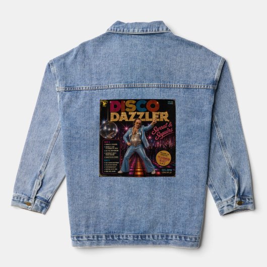Disco Dazzler Album Jeansjacke (Rückseite)