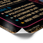 Disco Dazzler Album Poster (Ecke)