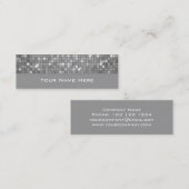 Disco deckt "die dünne Silber" Visitenkarte mit (Vorne/Hinten)