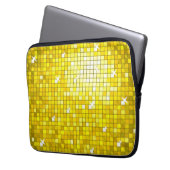 Disco deckt gelbe Laptophülse 13 Zoll mit Ziegeln Laptopschutzhülle (Vorderseite Links)