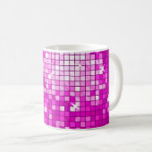 Disco deckt rosa Tasse mit Ziegeln (VorderseiteRechts)