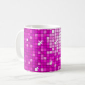 Disco deckt rosa Tasse mit Ziegeln (Vorderseite Links)