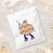 Disco der 1970er Jahre zwischen Blumengast Geschenktütchen (Ausgeschnitten)