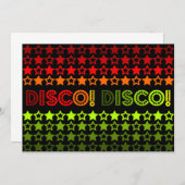 Disco! Disco! Einladung/Ankündigung Einladung (Vorne/Hinten)