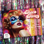 Disco Diva 70er Disco Einladung