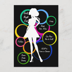 Disco Diva Girls Nacht Einladung