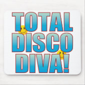 Disco-Diva-Leben B Mousepad (Vorne)