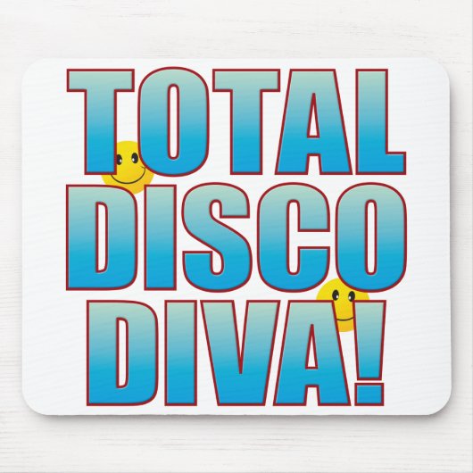 Disco-Diva-Leben B Mousepad (Vorne)