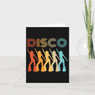 Disco-Diva-Mottoparty 70er Retro Vintage 70er Tanz Karte