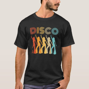 Disco-Diva-Party im Stil der 70er Jahre Retro Vint T-Shirt