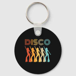 Disco Diva Themed Party 70er Retro Vintag 70er Dan Schlüsselanhänger