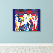 Disco Divas 70 Leinwanddruck (Insitu (Holzboden))