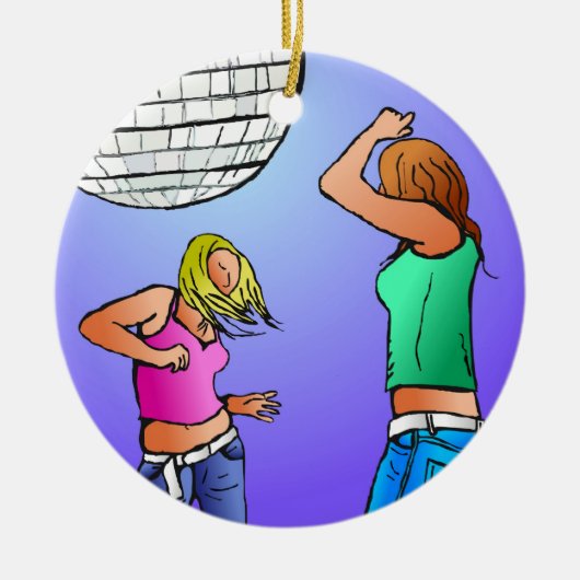 Disco-Divas Keramikornament (Vorne)